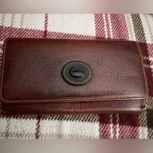 Dooney & Bourke Brown Leather Wallet